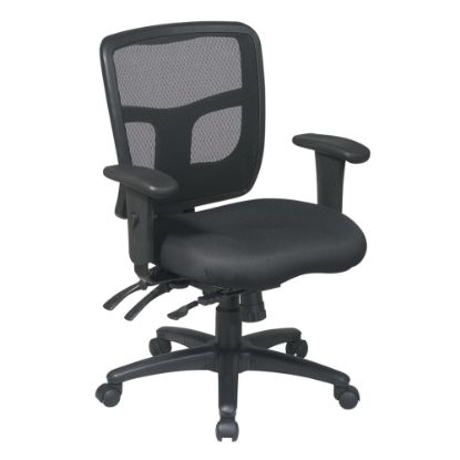 Picture of Office Star ProGrid Mid-Back Mesh Adjustable Chair, Black