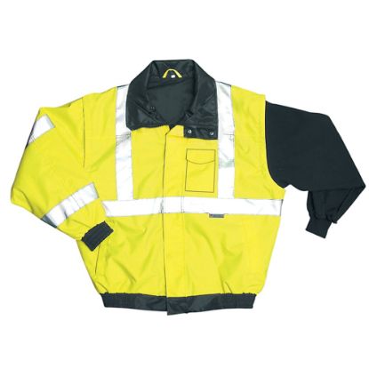 Picture of OccuNomix Polyester Bomber Jacket, Medium, Yellow