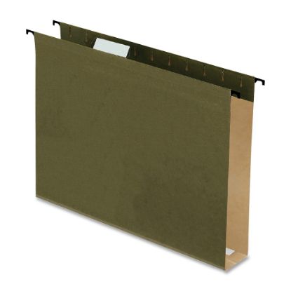 Picture of Pendaflex Extra-Capacity Hanging File Folders, 2in Expansion, Letter Size, Green, Box Of 20 Folders