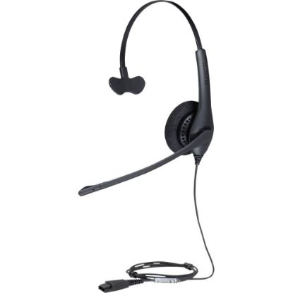 Picture of Jabra BIZ 1500 QD Mono - Mono - Quick Disconnect - Wired - Over-the-head - Monaural - Supra-aural - 3.12 ft Cable - Noise Cancelling Microphone