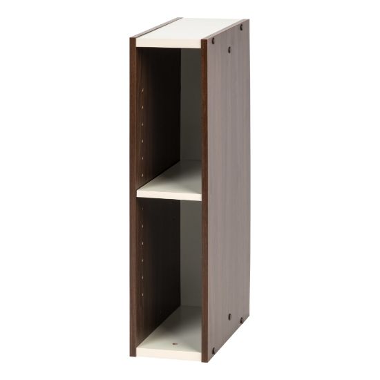 Picture of IRIS Sema 23inH Slim Space-Saving-Shelf, Walnut Brown