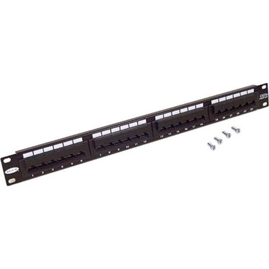 Picture of Belkin 24 Port Cat5e Patch Panel - 24 x RJ-45