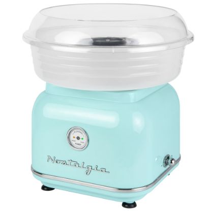 Picture of Nostalgia Electrics Classic Retro Hard & Sugar-Free Candy Cotton Candy Maker, Aqua