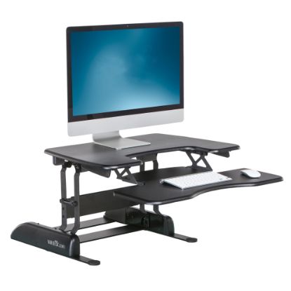 Picture of VariDesk ProPlus Manual Standing Desk Riser, 30inW x 41-3/4 "D, Black