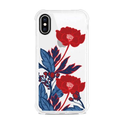 Picture of OTM Essentials Tough Edge Case For iPhone X/Xs, Red Poppies, OP-SP-Z124A