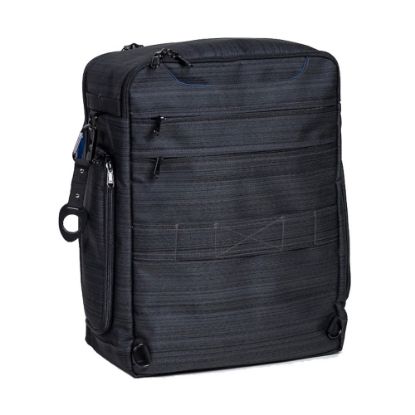 Picture of Walter + Ray USB Transit Backpack With 17in Laptop Pocket, Suit Black