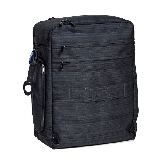 Picture of Walter + Ray USB Transit Backpack With 17in Laptop Pocket, Suit Black