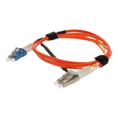 Picture of AddOn 2m LC OM1 & OS1 Orange Mode Conditioning Cable - Mode conditioning cable - LC multi-mode (M) to LC multi-mode, LC single-mode (M) - 2 m - 62.5 / 125 micron - IEEE 802.3z