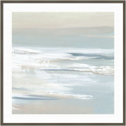 Picture of Amanti Art Shadows Of The Sea I by Lera Wood Framed Wall Art Print, 41inW x 41inH, Gray