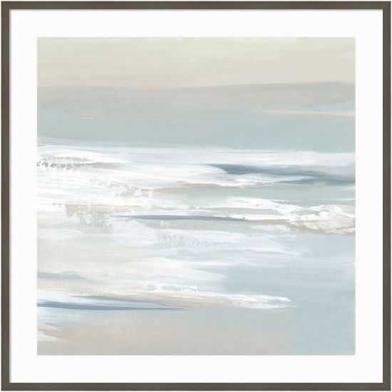 Picture of Amanti Art Shadows Of The Sea I by Lera Wood Framed Wall Art Print, 41inW x 41inH, Gray