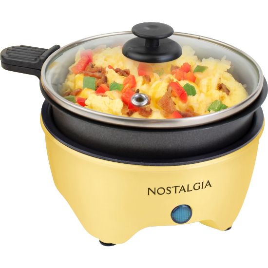 Picture of Nostalgia MSK5YW MyMini Personal Electric Skillet, Yellow