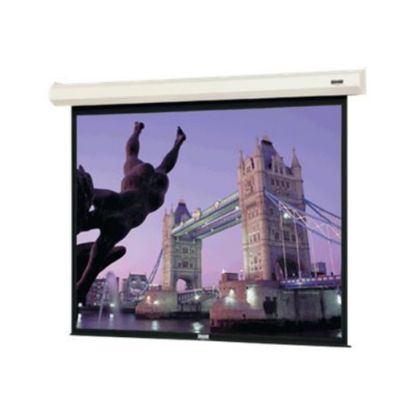 Picture of Da-Lite Cosmopolitan Electrol Wide Format - Projection screen - ceiling mountable, wall mountable - motorized - 120 V - 130in (129.9 in) - 16:10 - High Contrast Matte White - white powder coat