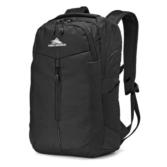 Picture of High Sierra Swerve Pro Backpack With 17in Laptop Pocket, Black