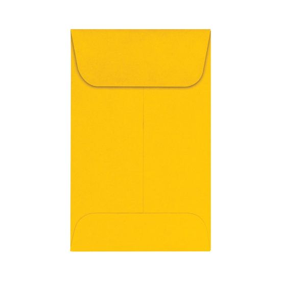 Picture of LUX Coin Envelopes, #1, Gummed Seal, Sunflower, Pack Of 1,000