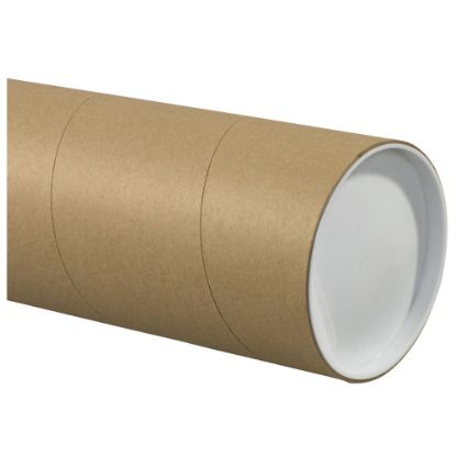 Picture of Partners Brand Jumbo Mailing Tubes, 5in x 26in, 80% Recycled, Kraft, Case Of 15