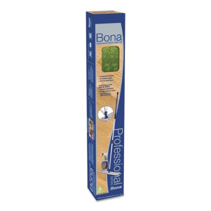 Picture of Bona Hardwood Floor Mop, With Cleaning Kit, 18in Head, 72in Handle, Blue