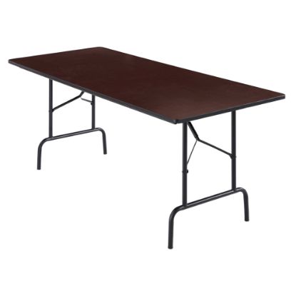 Picture of Realspace Folding Table, 29inH x 72inW x 30inD, Walnut