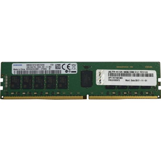 Picture of Lenovo TruDDR4 - DDR4 - module - 16 GB - DIMM 288-pin - 2933 MHz / PC4-23400 - 1.2 V - registered - ECC - for ThinkAgile HX2320 Appliance; ThinkAgile VX Certified Node 7Y94, 7Z12