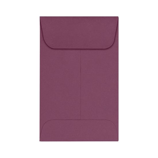 Picture of LUX Coin Envelopes, #1, Gummed Seal, Vintage Plum, Pack Of 1,000