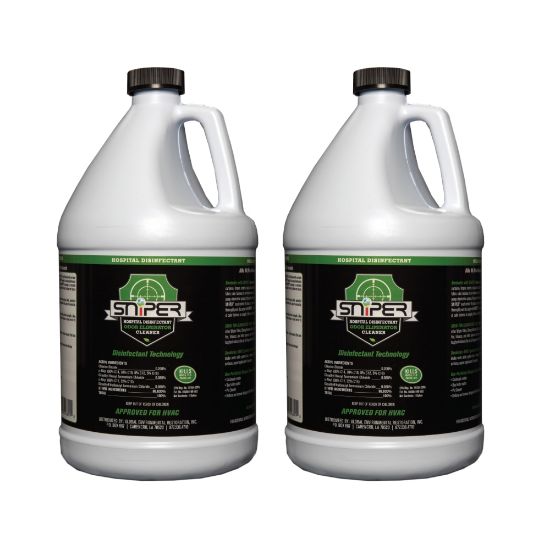 Picture of Sniper Hospital Disinfectant Odor Eliminator & All-Purpose Cleaner, 1 Gallon, Case Of 2 Bottles