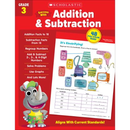 Picture of Scholastic Success With Addition & Subtraction Workbook, Grade 3