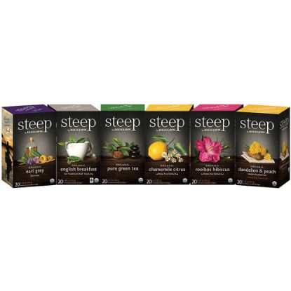 Picture of Bigelow Organic Tea Assortment Bags, 20 Per Box, Carton Of 6 Boxes