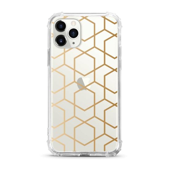 Picture of OTM Essentials Tough Edge Case For iPhone 11 Pro Max, Golden Hex, OP-AEP-Z119A