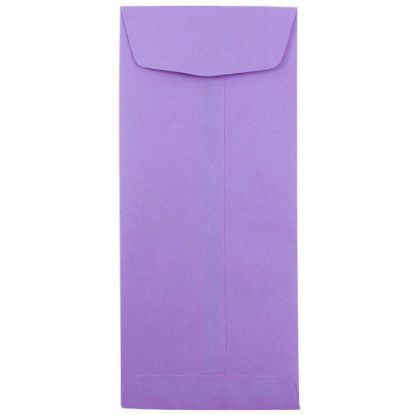 Picture of JAM Paper Policy Envelopes, #11, Gummed Seal, 30% Recycled, Violet Purple, Pack Of 50 Envelopes