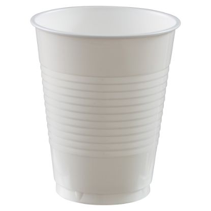 Picture of Amscan Plastic Cups, 18 Oz, Frosty White, Set Of 150 Cups