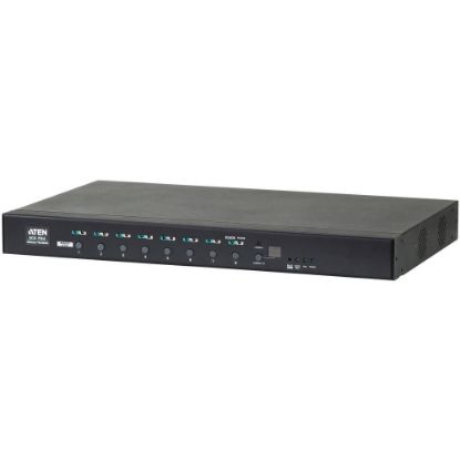 Picture of ATEN PE6108A 8-Outlets PDU-TAA Compliant - IEC 60320 C20 - 8 x NEMA 5-15R - 120 V AC - 1440 W - Network (RJ-45) - 1U - Rack-mountable