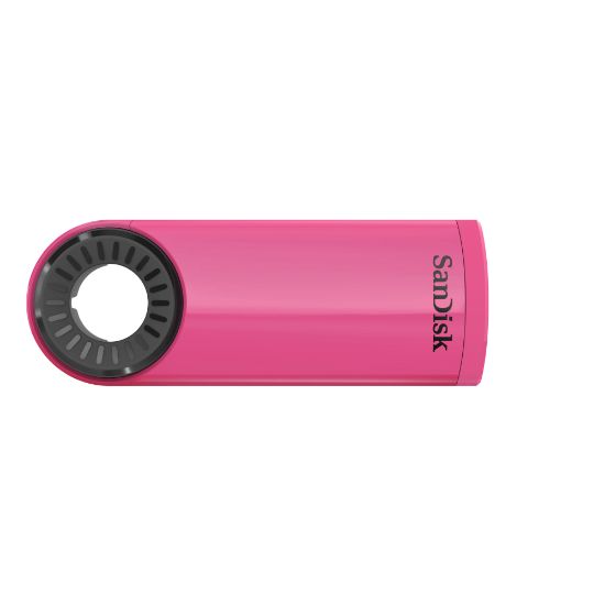 Picture of SanDisk Cruzer Dial USB 2.0 Flash Drive, 32GB, Pink