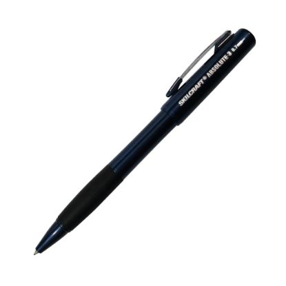 Picture of SKILCRAFT Cushion Grip Mechanical Pencils, 0.7 mm, Blue Barrel, Pack Of 6 (AbilityOne 7520-01-451-2268)