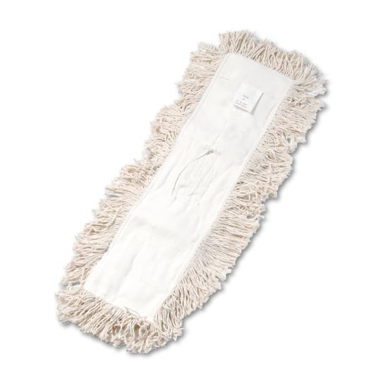 Picture of Boardwalk Industrial Cotton Dust Mop Head, 24in x 5in, White