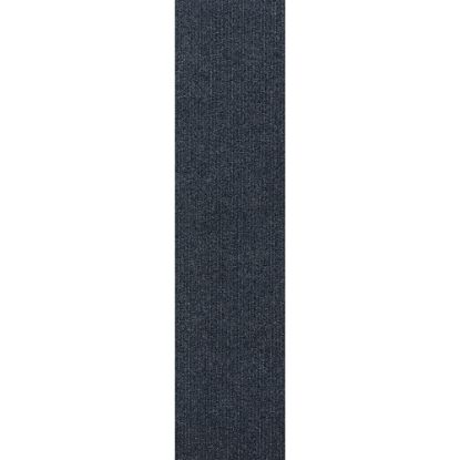 Picture of Foss Floors Edge Peel & Stick Carpet Planks, 9in x 36in, Ocean Blue, Set Of 16 Planks