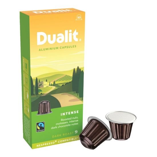 Picture of Dualit And Nespresso Compatible Aluminum Coffee NX Freshpacks, Intense Espresso, Carton Of 100