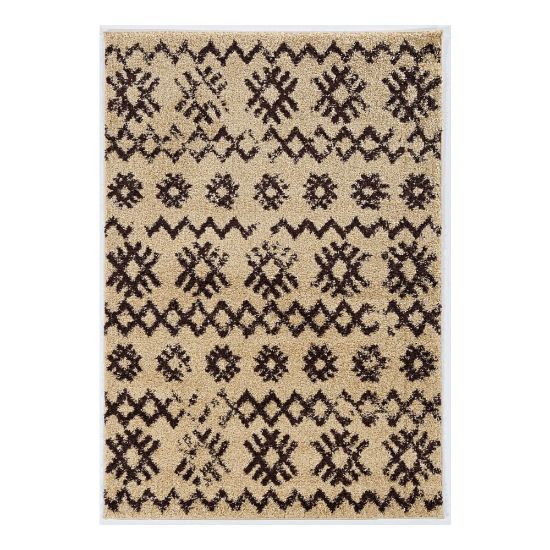 Picture of Linon Bijou Area Rug, 3ft x 5ft, Envies Camel/Brown