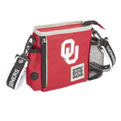 Picture of Mobile Dog Gear NCAA Walking Bag, 7-1/2inH x 2inW x 7-1/2inD, Oklahoma Sooners