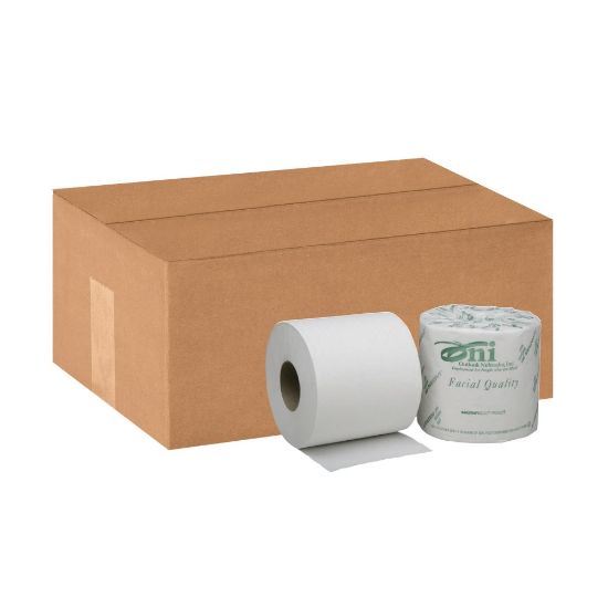 Picture of SKILCRAFT ONI 2-Ply 100% Recycled Toilet Paper, 500 Sheets Per Roll, Pack Of 80 Rolls (AbilityOne 8540-01-380-0690)