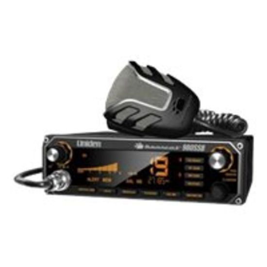 Picture of Uniden Bearcat 40-Channel CB Radio with 7-Color Digital Display, 2-1/4inH x 7-1/4inW x 7-1/2inD, Black, 980 SSB