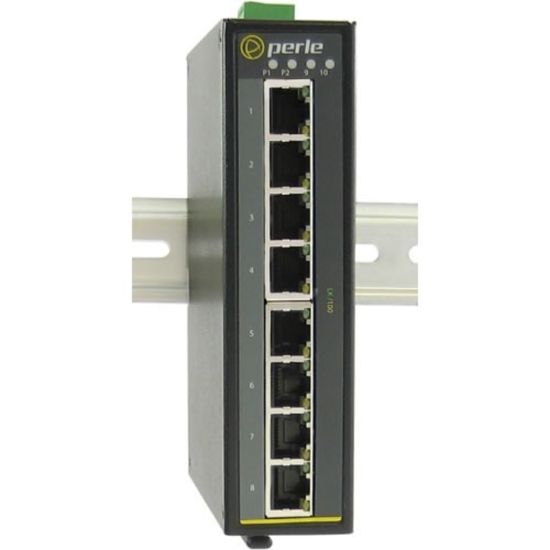 Picture of Perle IDS-108F-S2SC40-XT - Industrial Ethernet Switch - 9 Ports - 10/100Base-TX, 100Base-LX - 2 Layer Supported - Rail-mountable, Panel-mountable, Wall Mountable - 5 Year Limited Warranty