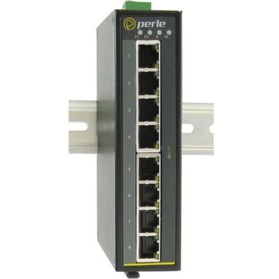 Picture of Perle IDS-108F-S2ST40-XT - Industrial Ethernet Switch - 9 Ports - 10/100Base-TX, 100Base-LX - 2 Layer Supported - Wall Mountable, Rail-mountable, Panel-mountable - 5 Year Limited Warranty