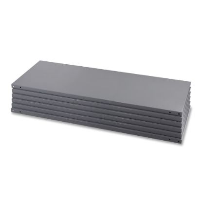 Picture of Safco Industrial Steel Shelf Pack, 85inH x 48inW x 18inD, 6 Shelves, Gray