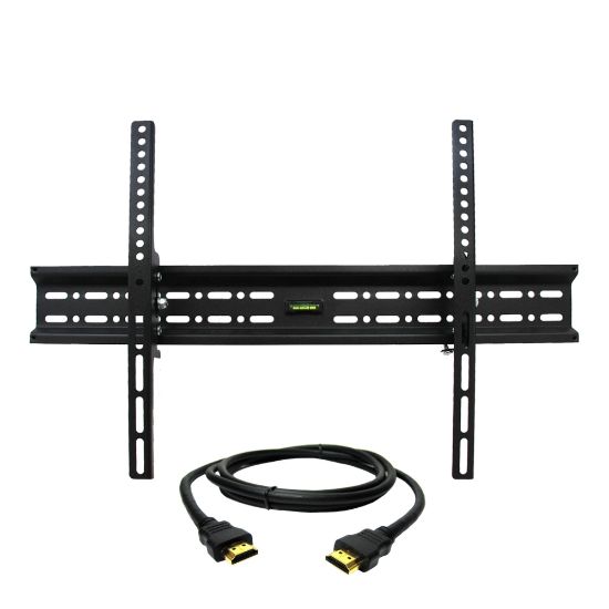 Picture of MegaMounts Tilting Wall Mount With Bubble Level For 32 - 70in TVs, 4inH x 25.5inW x 2inD, Black