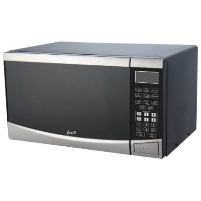 Picture of Avanti 0.9 Cu Ft Countertop Microwave, Black/Stainless Steel