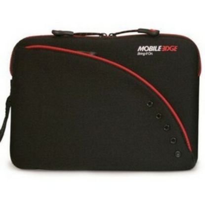 Picture of Mobile Edge UltraPortable Notebook Sleeve - 8in x 11.25in x 1.25in - Neoprene - Black, Red