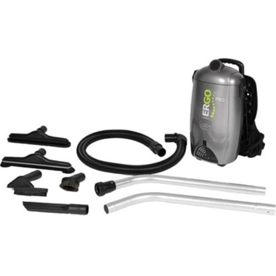 Picture of Atrix Ergo Pro HEPA Backpack Vacuum, Silver