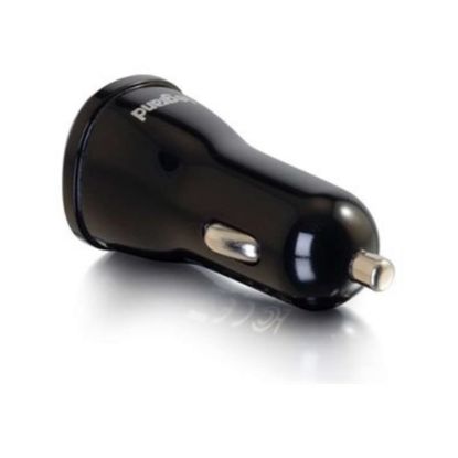 Picture of C2G USB Car Charger - Power Adapter - Smart Car Charger - Car power adapter - 2.4 A (USB) - black