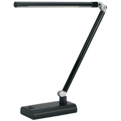 Picture of V-Light Slim-Strip LED Desk Lamp, Adjustable, 18inH, Black