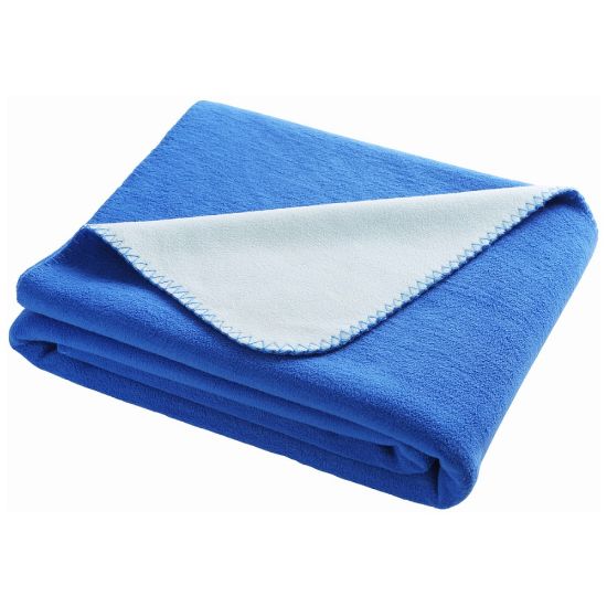 Picture of Sedona House Micro-Polar Fleece Throw, 50in x 60in, Blue