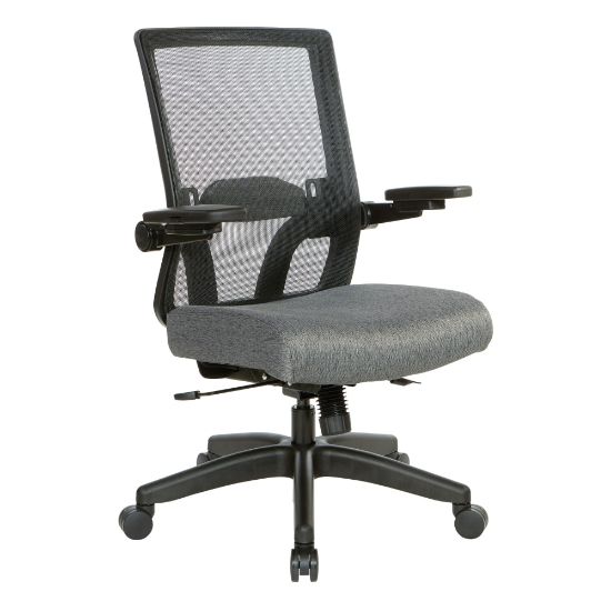 Picture of Office Star Space Seating 867 Series Ergonomic Mesh Mid-Back Managers Chair, Black